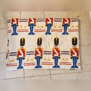 Vtg Toy Solider Twin Blanket EUC #KK